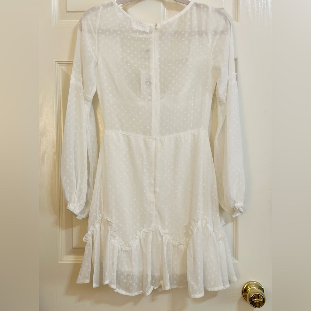 White Mini Dress - Picture 2 of 5